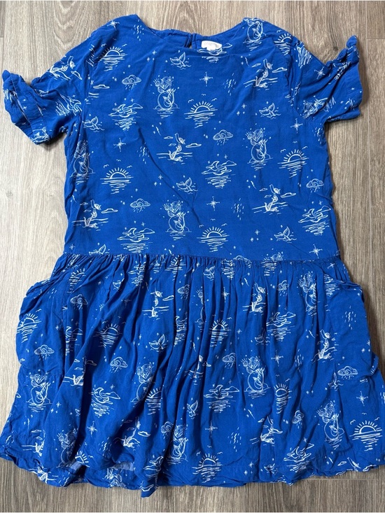 Gymboree Other - Gymboree Royal Blue Nautical Short Sleeve Tiered Dress Spring Size 10